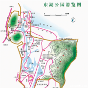 东湖公园地图