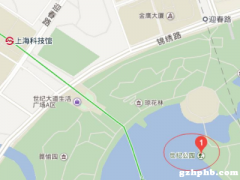 上海世纪公园路线图